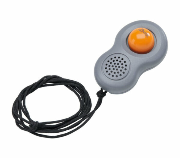 Clicker mit Umhängeband und Fingerschlaufe